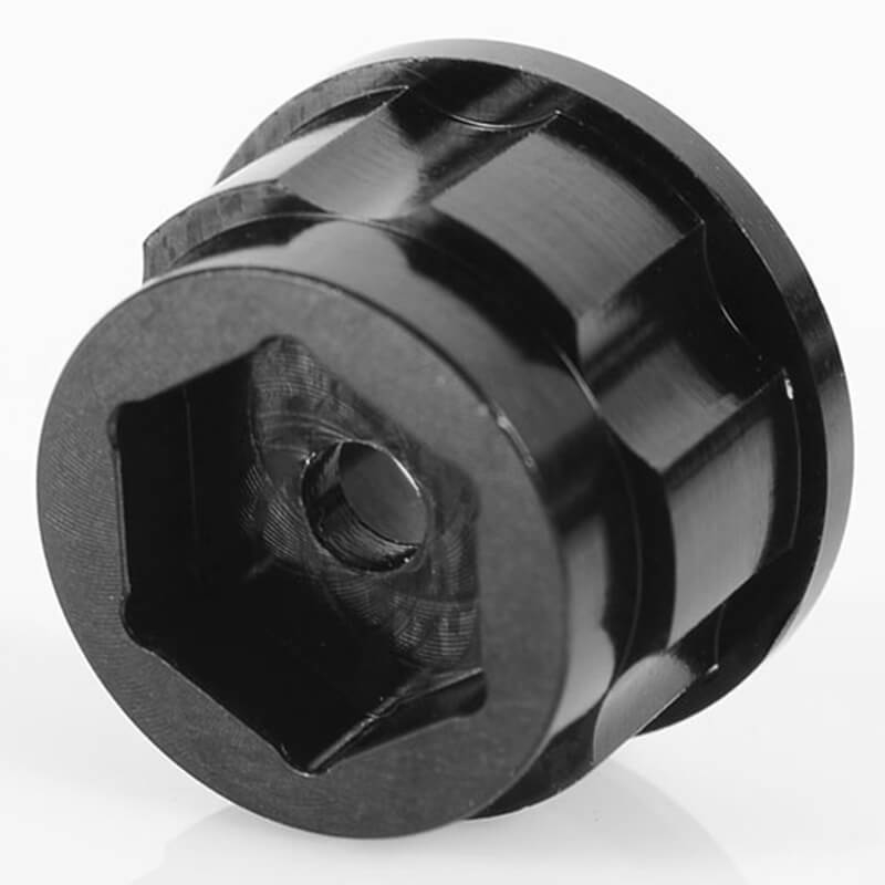 image RC4WD 1.9"/2.2" 6 LUG STEEL WHEEL HEX HUB +9 OFFSET - Image 1