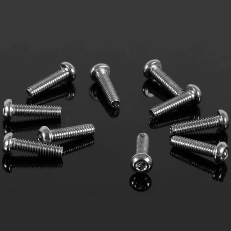 image RC4WD BUTTON HEAD CAP SCREWS M2 X 8MM (10) - Image 1
