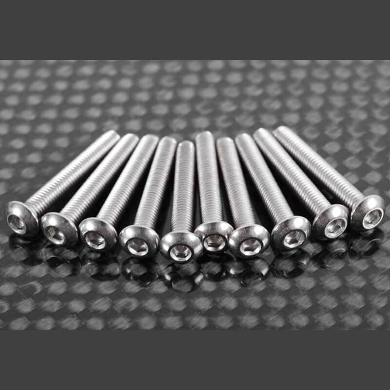 image RC4WD BUTTON HEAD CAP SCREWS M3 X 20MM (10) - Image 1