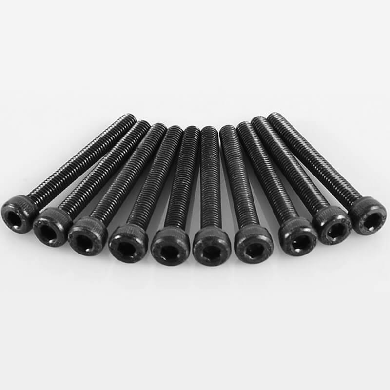 image RC4WD STEEL SOCKET HEAD CAP SCREWS M4 X 35MM (10) - Image 1