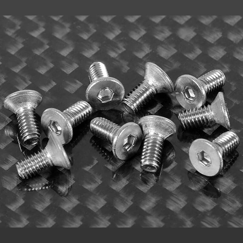 image RC4WD FLAT HEAD CAP SCREWS M2.5 X 6MM (10) - Image 1