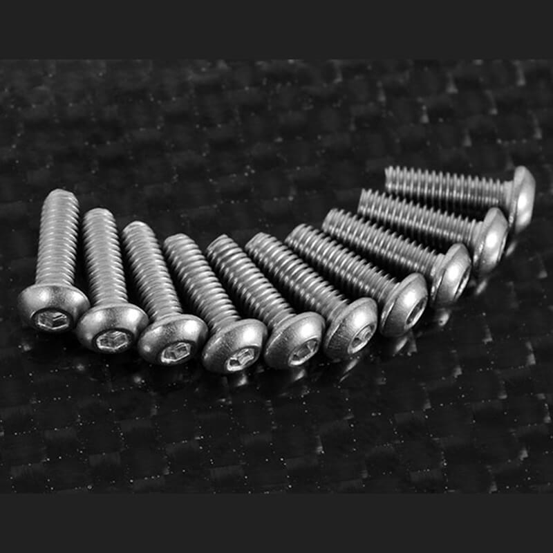 image RC4WD BUTTON HEAD CAP SCREWS M2.5 X 8MM (10) - Image 1