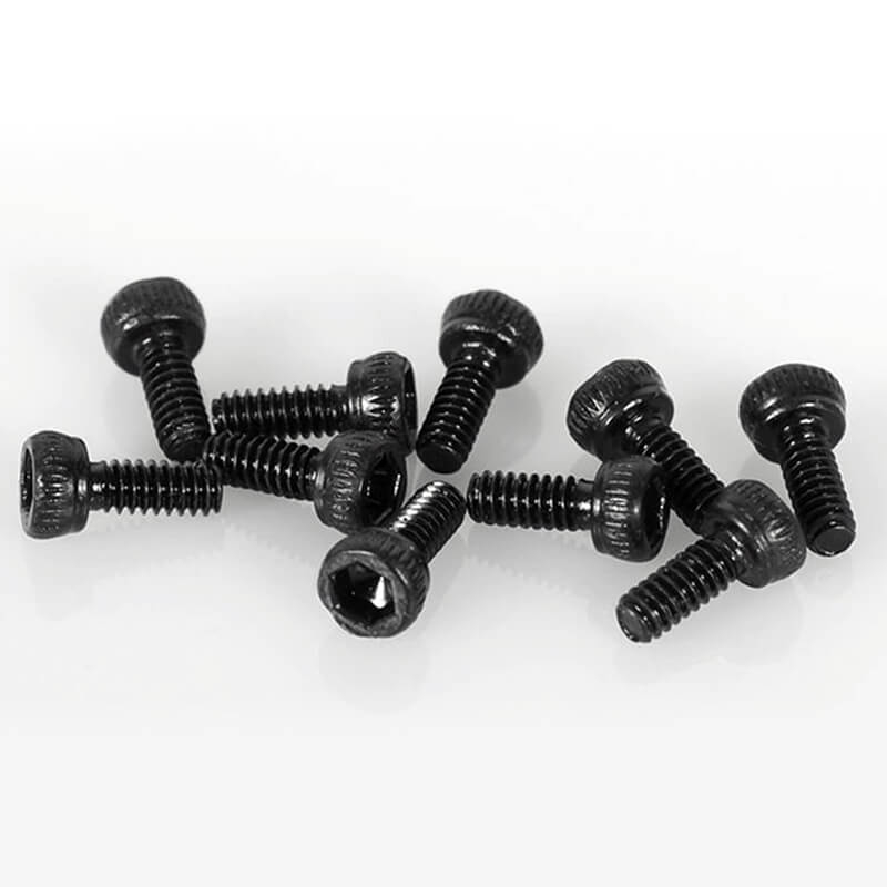 image RC4WD STEEL SOCKET HEAD CAP SCREWS M1.6 X 4MM (10) - Image 1