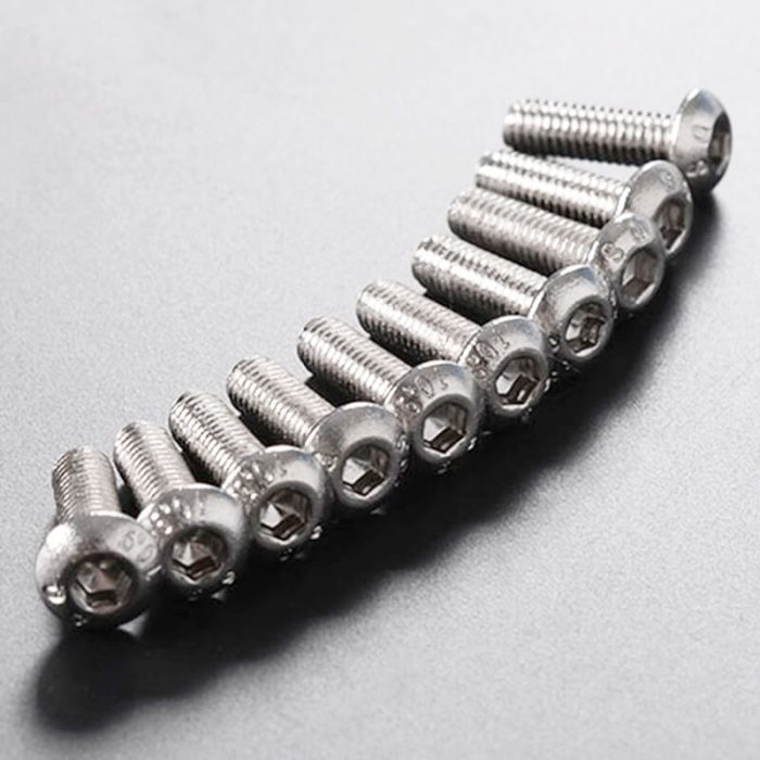 RC4WD BUTTON HEAD CAP SCREWS M3 X 8MM (10) - Image 1