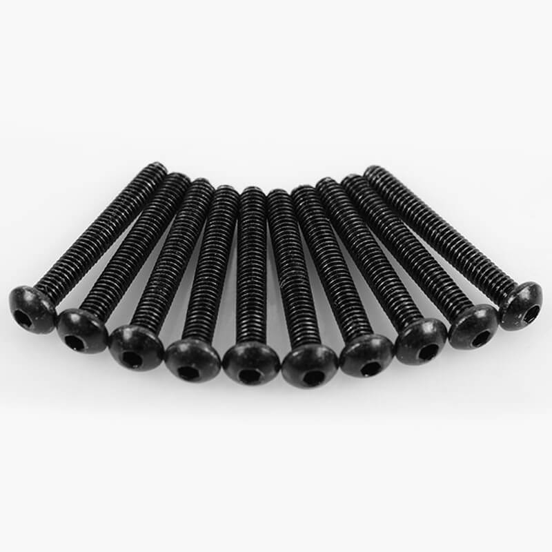 image RC4WD BUTTON HEAD CAP SCREWS M2.5 X 18MM (10) - Image 1