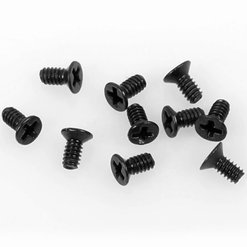 image RC4WD STEEL FLAT HEAD CAP SCREW M1.4 X 3MM (10) - Image 1