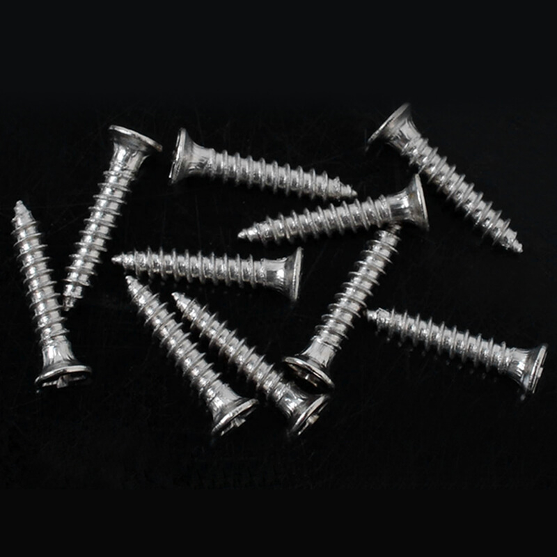 image RC4WD FLAT HEAD SELF TAPPING SCREWS M1.4 X 8MM (SILVER) - Image 1