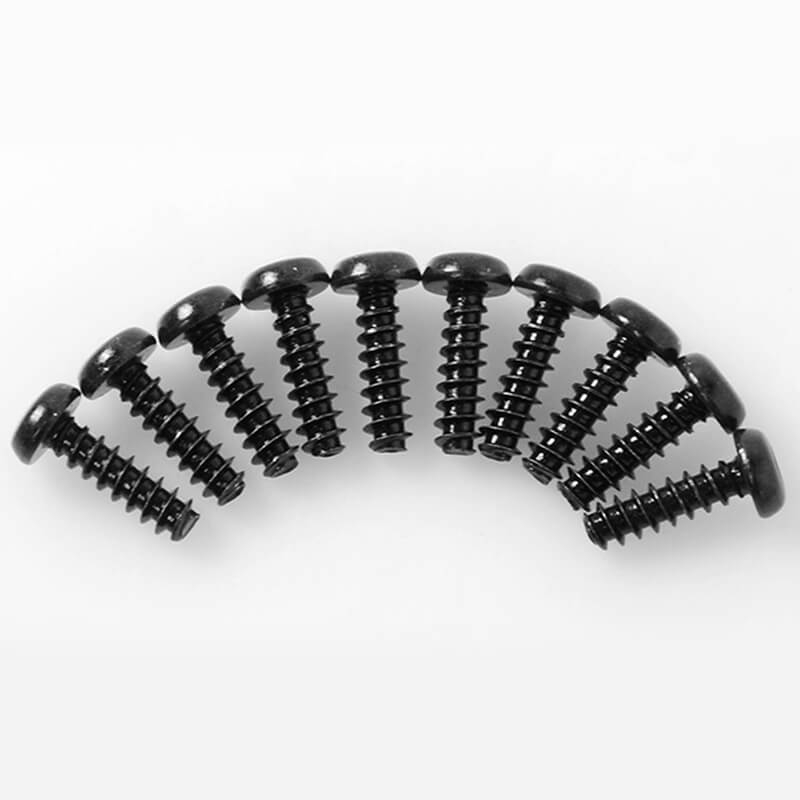 image RC4WD BUTTON HEAD SELF TAPPING SCREWS M3 X 10MM (BLACK) - Image 1