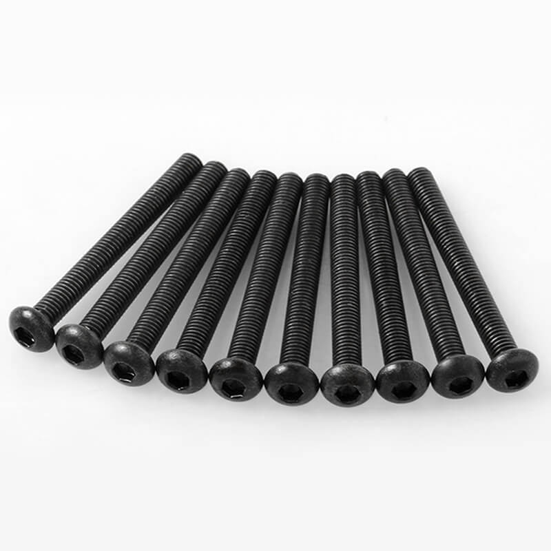 image RC4WD STEEL BUTTON HEAD CAP SCREWS M3 X 30MM (10) - Image 1