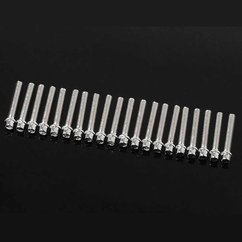 image RC4WD MINIATURE SCALE HEX BOLTS (M2 X 12MM) (SILVER) - Image 1