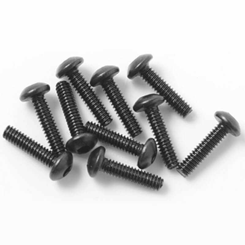 image RC4WD STEEL BUTTON HEAD CAP SCREWS M2 X 8MM (10) - Image 1