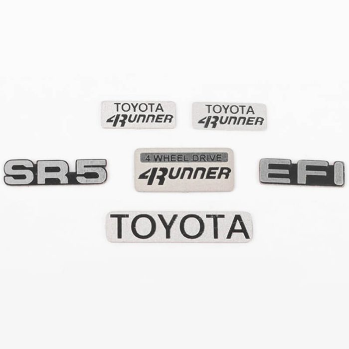 RC4WD 1985 TOYOTA 4RUNNER EMBLEM SET - Image 1