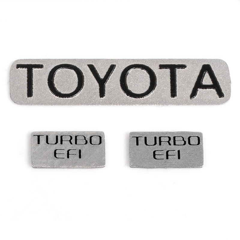 image RC4WD 1987 TOYOTA XTRA CAB METAL EMBLEMS - Image 1