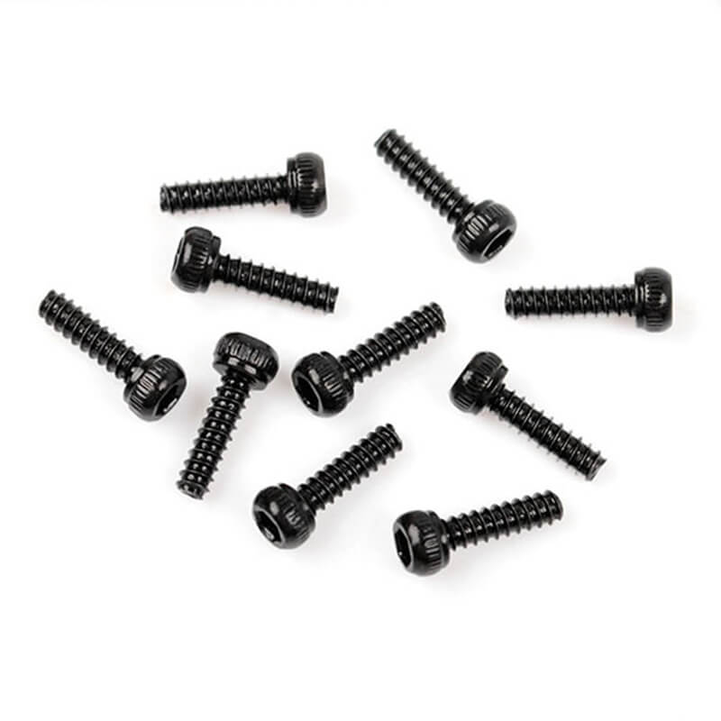 image RC4WD SOCKET HEAD SELF TAPPING SCREWS M1.6 X 6MM (BLACK) - Image 1