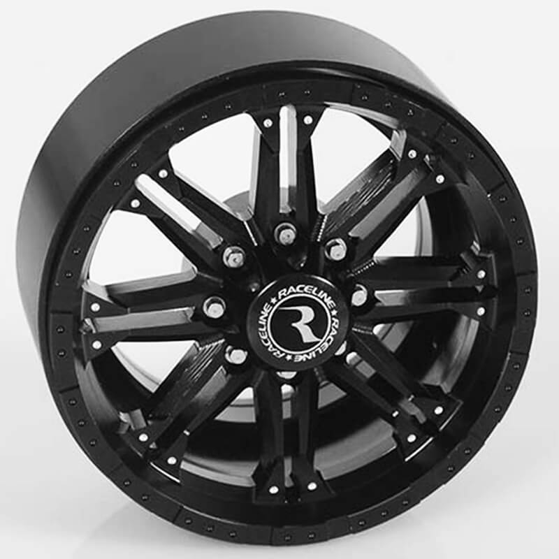 image RC4WD RACELINE OCTANE 2.2" BEADLOCK WHEELS (BLACK) - Image 1