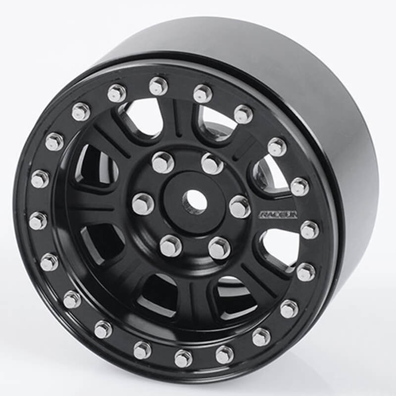 image RC4WD RACELINE MONSTER 1.9" BEADLOCK WHEELS (BLACK) - Image 1