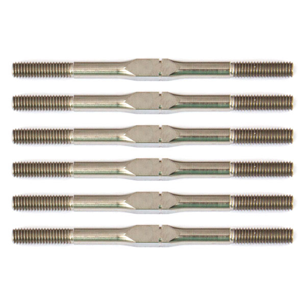 image ASSOCIATED FT TITANIUM TURNBUCKLE SET 3X48MM RC10B6.1 - Image 1