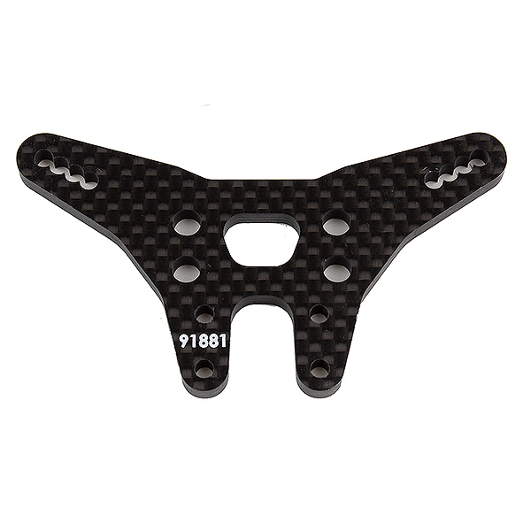 image TEAM ASSOCIATED B6.3 REAR WIDE SHOCK TOWER CARBON FIBRE - Image 1