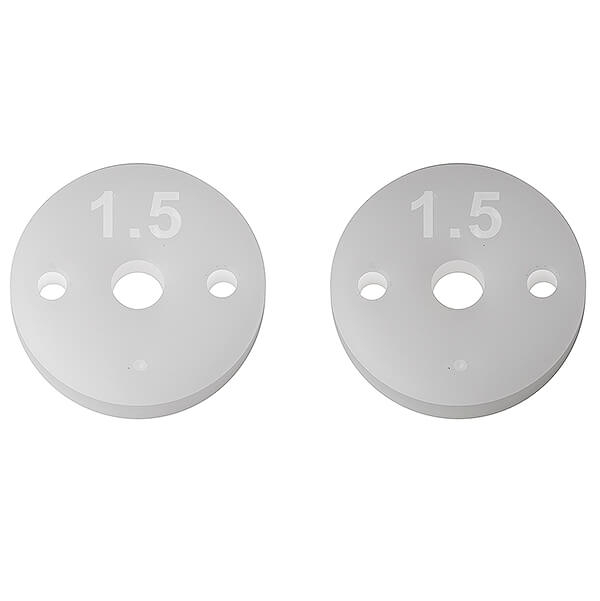 image TEAM ASSOCIATED FT 13MM SHOCK PISTONS, 2.5MM, 2 x 1.5 - Image 1