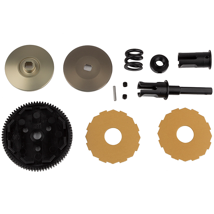 image TEAM ASSOCIATED RC10B74.1 SLIPPER HUB SET 2-PAD - Image 1