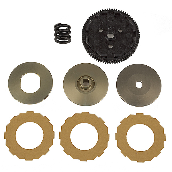 image TEAM ASSOCIATED RC10B74.1 3-PAD SLIPPER CONVERSION - Image 1