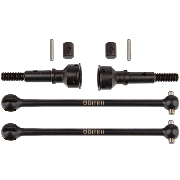 TEAM ASSOCIATED RC10B74.1 REAR CVA SET 66mm - Image 1