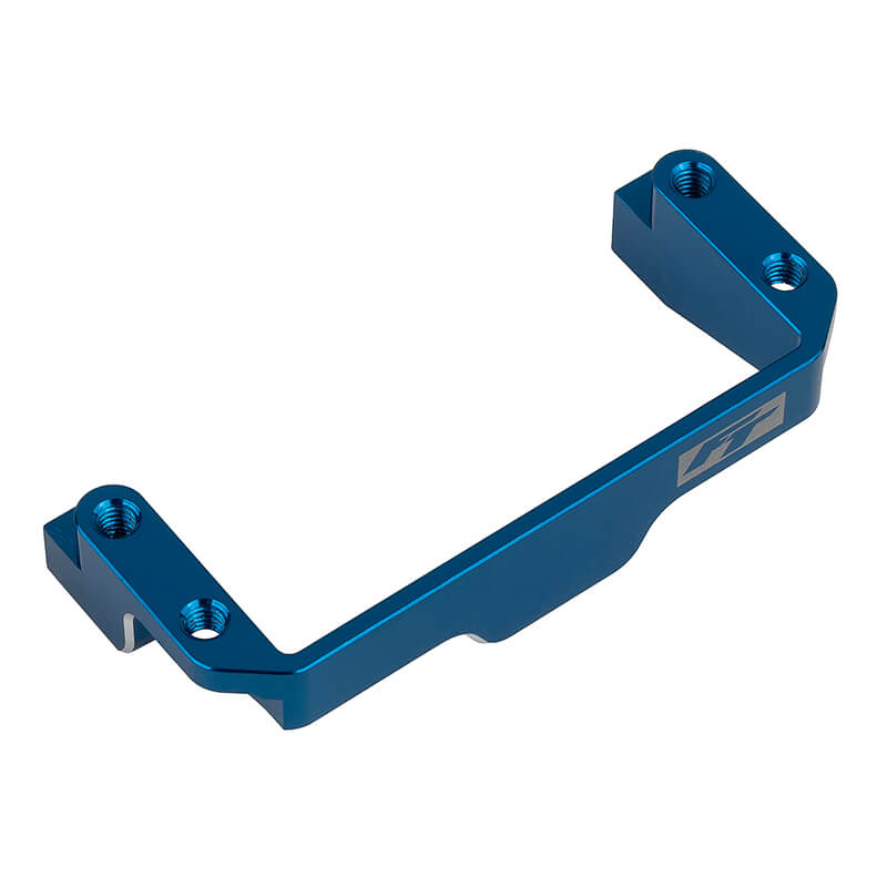 image TEAM ASSOCIATED RC10B7 FT ONE- PIECE SERVO MOUNT BLUE ALUMINIUM - Image 1