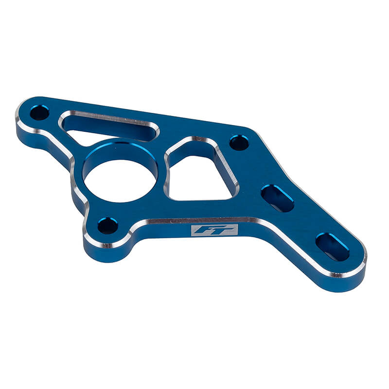 image TEAM ASSOCIATED RC10B7 FT MOTOR MOUNT BLUE ALUMINIUM - Image 1