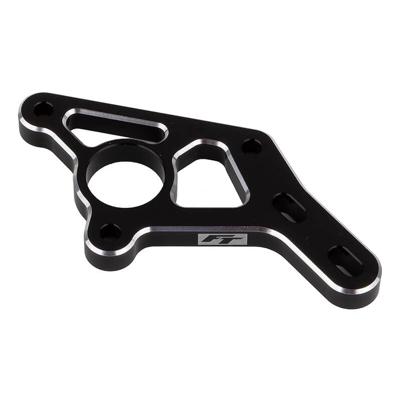 image TEAM ASSOCIATED RC10B7 FT MOTOR MOUNT BLACK ALUMINIUM - Image 1