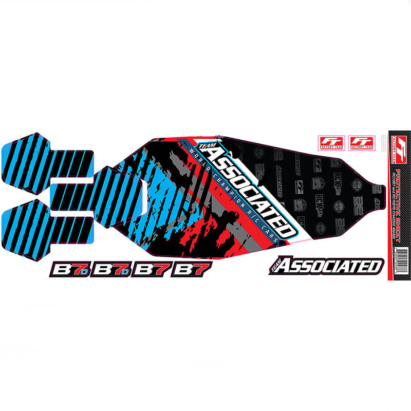 image TEAM ASSOCIATED RC10B7 CHASSIS PROTECTIVE SHEET - Image 1