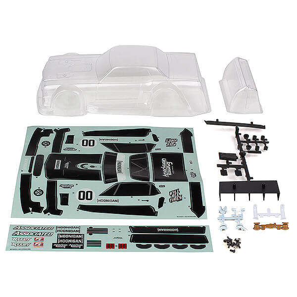 image TEAM ASSOCIATED REFLEX 14R HOONICORN BODY SET CLEAR - Image 1