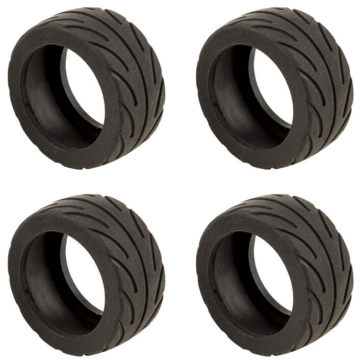 image TEAM ASSOCIATED NANO SPORT RADIAL TYRES BLACK (4) - Image 1