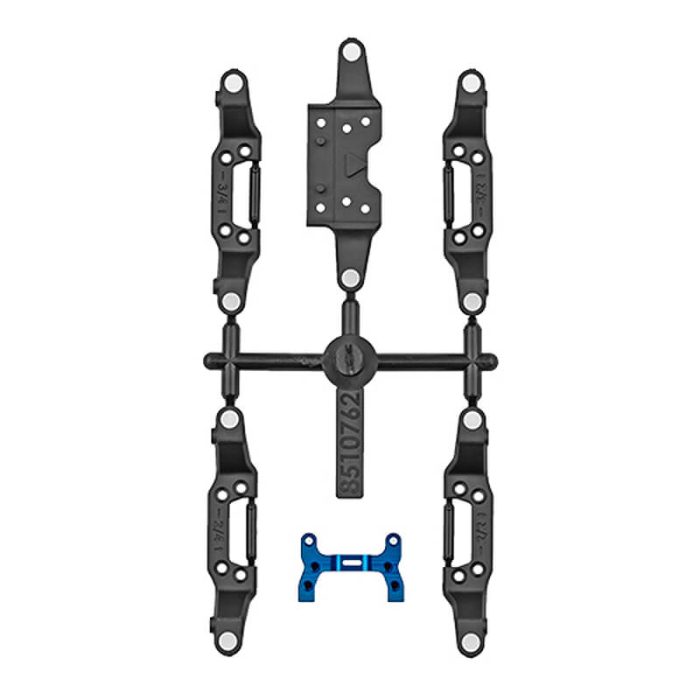 TEAM ASSOCIATED RC28R UPPER & LOWER FRONT ARM SET - Image 1