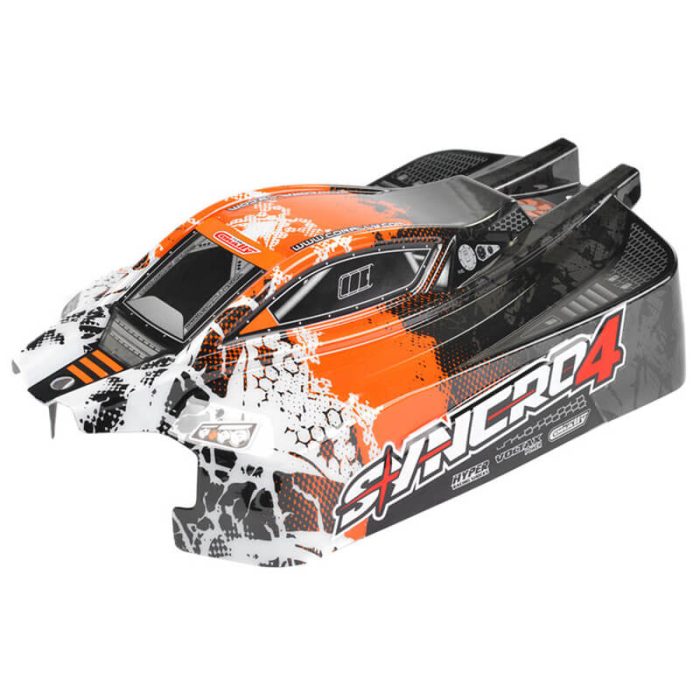 CORALLY POLYCARBONATE PAINTED BODY SYNCRO 4 ORANGE - Image 1