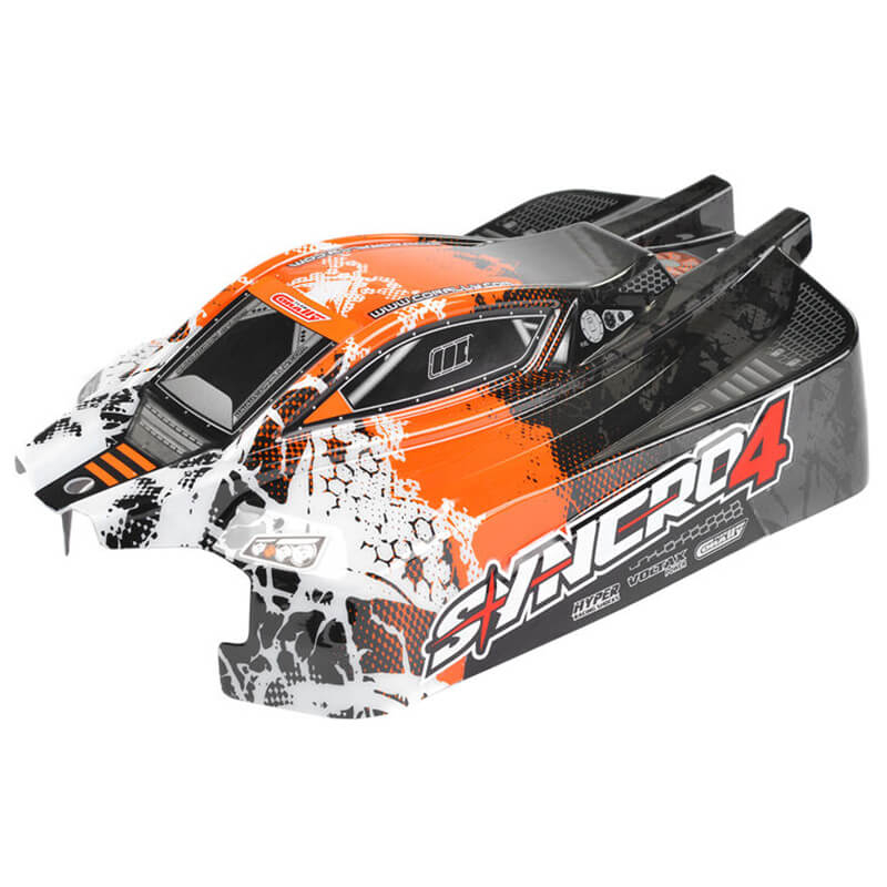 image CORALLY POLYCARBONATE PAINTED BODY SYNCRO 4 ORANGE - Image 1