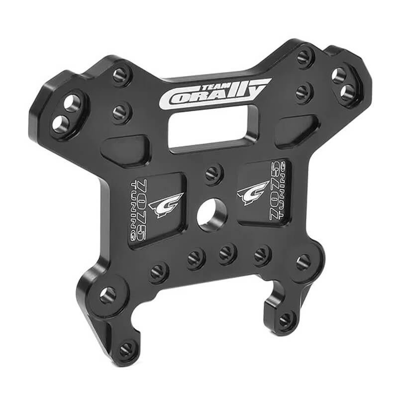 image TEAM CORALLY SHOCK TOWER KAGAMA FRONT SWISS MADE 7075 T6 6MM - Image 1