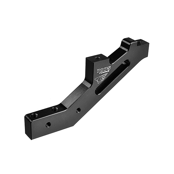 image CORALLY CHASSIS BRACE V2 FRONT SWISS 7075 T6 HARD BLACK - Image 1
