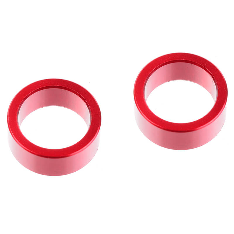 image CORALLY HDA SUSPENSION ARM INSERT INNER ALUMINUM RED 2 PCS - Image 1