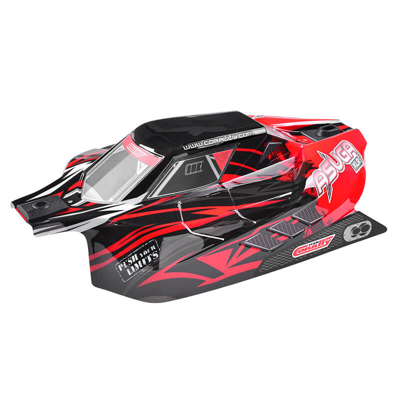 image CORALLY POLYCARBONATE BODY ASUGA XLR PAINTED RED CUT 1 PC - Image 1