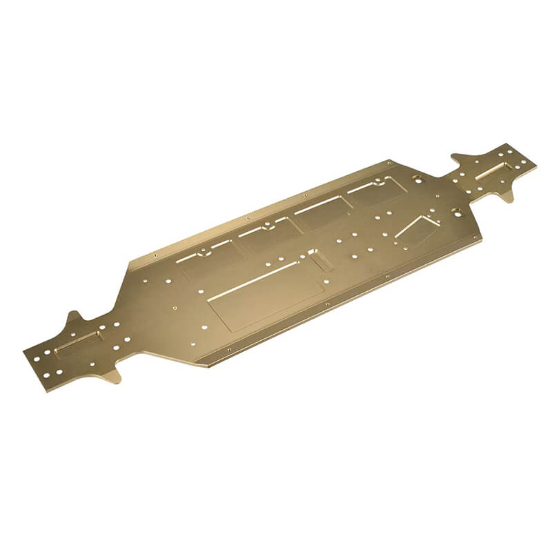 image CORALLY CHASSIS KAGAMA LE ALUMINIUM 7075 3MM NO NUMBER - Image 1