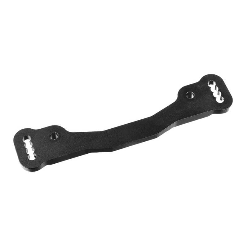 image TEAM CORALLY STEERING RACK MT2 3 7075 T6 3MM BLACK MADE IN ITALY - Image 1