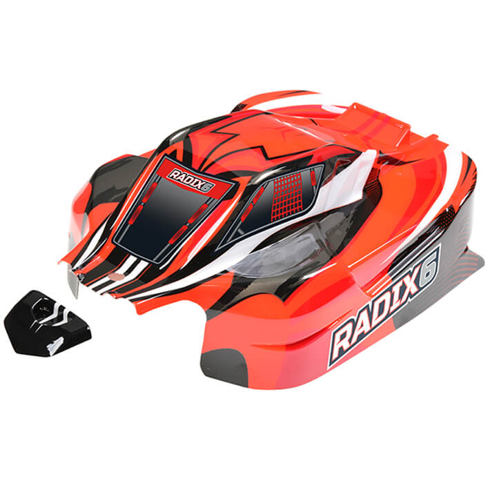 image CORALLY POLYCARBONATE BODY RADIX 6 XP PAINTED CUT 1 PC - Image 1