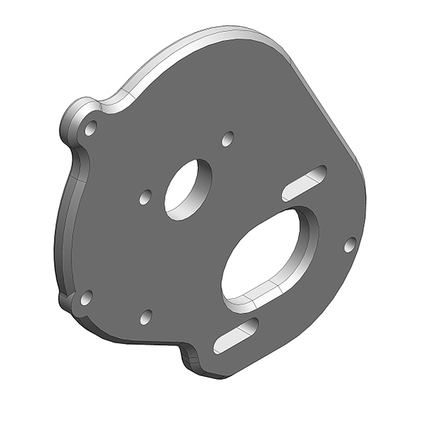 image CORALLY MOTOR MOUNT PLATE ALUMINIUM - Image 1