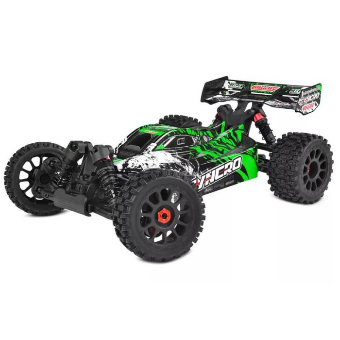 CORALLY SYNCRO-2 1/8 BRUSHLESS 3-4S 2WD BASHER BUGGY RTR - GREEN - Image 1