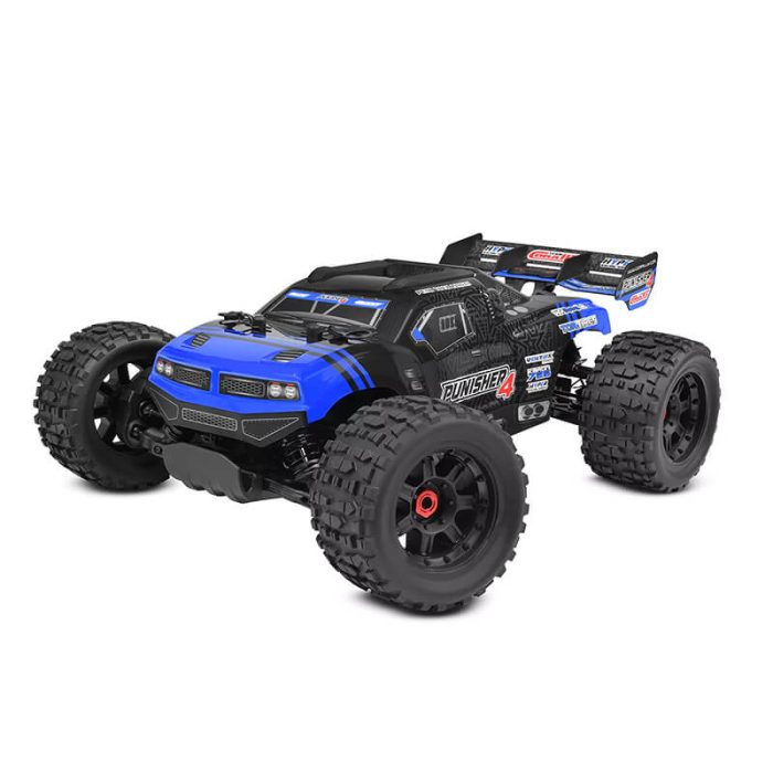 CORALLY PUNISHER 4 BRUSHLESS 4S BASHER TRUCK RTR - BLUE - Image 1
