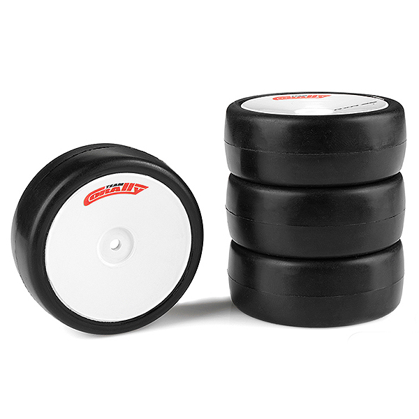 image CORALLY ATTACK RXC V2 RUBBER TYRES 1/10 EP TOURING 28 SHORE CARPET 4PCS - Image 1