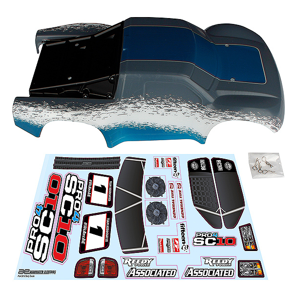 image TEAM ASSOCIATED PRO4 SC10 CONTENDER BODY PAINTED - Image 1