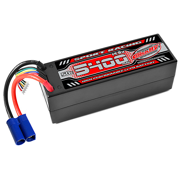 image CORALLY POWER RACING 50C LIPO BATTERY 5400MAH 14.8V EC5 4S - Image 1