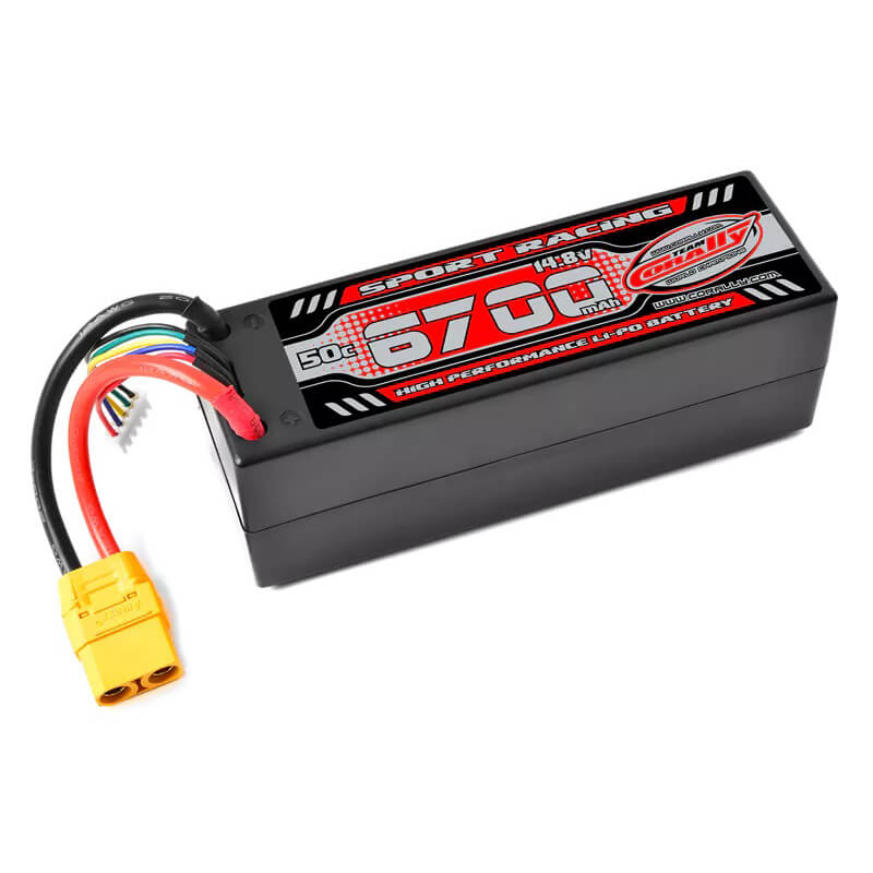image CORALLY POWER RACING 50C LIPO BATTERY 6700MAH 14.8V XT90 4S - Image 1