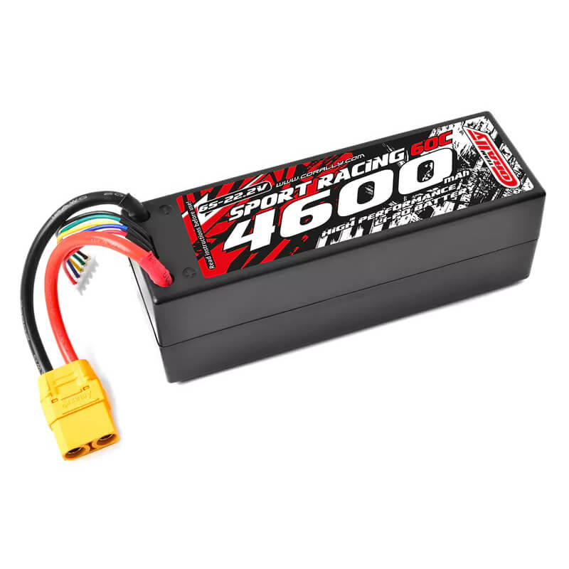 image CORALLY POWER RACING 60C LIPO BATTERY 4600MAH 22.2V XT90 6S - Image 1